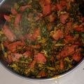 Rekha single का कुकस्नैप जब उन्होंने गाजर मेथी सब्ज़ी (Gajar methi sabzi recipe in hindi) बनाया था।
