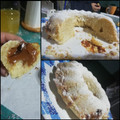 El cooksnap de Florencia cuando hizo Budín de coco y dulce de leche (@untoquemassano).