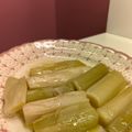 El cooksnap de cristina duch cuando hizo Ensalada de puerros.
