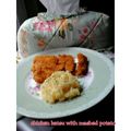 Cooksnap dari Nina Kartika😉😄😃 untuk resep Chicken Katsu with Mashed Potatoes