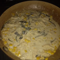 El cooksnap de Xochitl Edrehira N cuando hizo Pollo con rajas y elote.