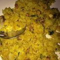 Shamita Patel का कुकस्नैप जब उन्होंने मसाला पोहा (masala poha recipe in Hindi) बनाया था।