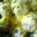 El cooksnap de Lub cuando hizo Albóndigas con salsa de limón.