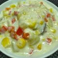 Linda Trisnayani's cooksnap of when they made Sup Krim Jagung ala KFC 🌽🍼.