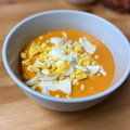 El cooksnap de Bea M cuando hizo Salmorejo sin gluten(sin pan).