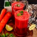 Parul Manish Jain का कुकस्नैप जब उन्होंने गाजर चुकंदर जूस(GAJAR CHUKANDER JUICE RECIPE IN HINDI) बनाया था।