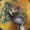 Cooksnap dari Cii Nouna Galakk untuk resep Oblok-Oblok Lamtoro, Daun Singkong, Tahu, Teri #287