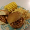 villanessa81's cooksnap of when they made Crockpot Bar B Que Chicken.