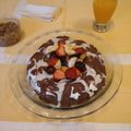 El cooksnap de Nubia Franco Romero cuando hizo Budín de banana y cacao.