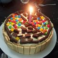 El cooksnap de Naty Misdraje cuando hizo Torta de Cumpleaños fácil!.