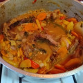 El cooksnap de González yamila cuando hizo Osobuco a la cerveza.