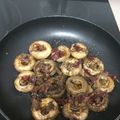 El cooksnap de Nuria Haro cuando hizo Champiñones a la plancha con jamón.