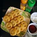 Sarita Srivastava's cooksnap of when they made Potato smiley/mccain smiles recipe.
