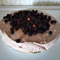 El cooksnap de Pilar Sánchez cuando hizo Tarta de queso y moras silvestres.