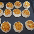 El cooksnap de Candela 🌼 cuando hizo Canastitas de espinaca, ricota y zanahoria.