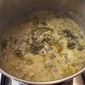 Cooksnap από Κωνσταντίνα Καμαρίδου στη συνταγή Μαγειρίτσα με μανιτάρια για αυτούς πού δε συμπαθούν τα συκωτάκια και τα εντεράκια!