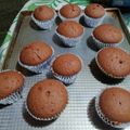 El cooksnap de Patricia Copello cuando hizo Cupcakes o Muffins de chocolate y banana.