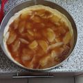 El cooksnap de Cecilia Farias Alcaino cuando hizo Kuchen de durazno y manzanas.