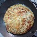 El cooksnap de Alexis Fuentes cuando hizo Tortilla de berenjenas.