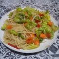 El cooksnap de Lady Marmalade cuando hizo Spagueti con vegetales.