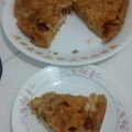 El cooksnap de Nayibe Parra cuando hizo Torta de Pan con bocadillo en sartén.