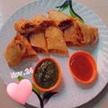 शिप्रा मेहरोत्रा का कुकस्नैप जब उन्होंने मैगी लीशियस स्प्रिंग रोल (Maggi licious Spring Roll recipe in Hindi) बनाया था।