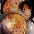 El cooksnap de Angeles Camila cuando hizo Arroz con pollo al disco.