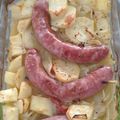 El cooksnap de José Antonio López cuando hizo Butifarra al horno con patatas.