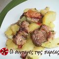 Cooksnap από Pinakidou Maria στη συνταγή Κοκκινιστό μοσχαράκι με πατάτες στο πήλινο