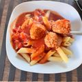 Marci Veres Cooksnap-ja, amikor elkészítette a(z) Paradicsomos húsgombóc, spagettivel receptet.