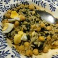 El cooksnap de Andrea Clavería Gutiérrez cuando hizo Espinacas frescas con garbanzos de bote.
