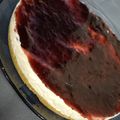 El cooksnap de Marce cuando hizo Cheesecake de frutilla. sin horno. Súper fácil.