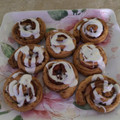 mandyferrell36's cooksnap of when they made Bacon cinnamon buns.