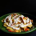 Karan Tripathi (Food Fanatic) का कुकस्नैप जब उन्होंने नाचोस विद चीज़ी सॉस और मैंगो सालसा (nachos with cheese sauce aur mango salsa recipe in Hindi) बनाया था।
