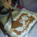 El cooksnap de Chef William Martinez cuando hizo Lasaña blanca de pollo.