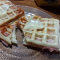 El cooksnap de Veronica Bonarrico cuando hizo Waffles salados.