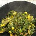 Elle Bonello's cooksnap of when they made Liver served with spinach.