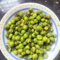 Mukta Shukla 's cooksnap of when they made Matar masala.