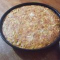 El cooksnap de Silvia Castro cuando hizo Tortilla de chauchas horneada !!.