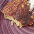 El cooksnap de Nataly Orange cuando hizo Tortilla de zanahorias con apio.