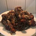 Cooksnap Amirul Amri Anuar semasa beliau membuat Ayam Goreng Korea Rangup.