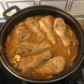El cooksnap de Nacho Albarrán cuando hizo Muslitos de pollo con salsa curry, mango y lima 🥭💕.