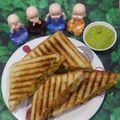 Harsha Gohil's cooksnap of when they made વેજીટેબલ ગ્રીલ્ડ સેન્ડવીચ (Vegetable Grilled Sandwich Recipe In Gujarati).