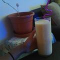 El cooksnap de Emma Luciana cuando hizo Licuado de durazno con leche.