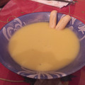 El cooksnap de Belén cuando hizo Crema calabacín y puerro.