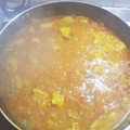 El cooksnap de maria cuando hizo Arroz caldoso con pollo.