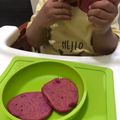 Cooksnap dari febrina whidia untuk resep Pancake buah naga mpasi