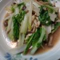 趙蓓蒂 的 護肝料理-鴻喜菇炒小白菜 cooksnap