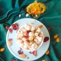 Jyoti Prakash Assudani's cooksnap of when they made Nariyal Makhana Paag (Janmashtami Special).