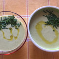 El cooksnap de Marta cuando hizo Crema fría de espárragos.